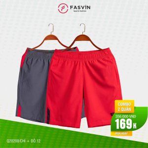 Sản phẩm quần short thể thao nam cao cấp FASVIN