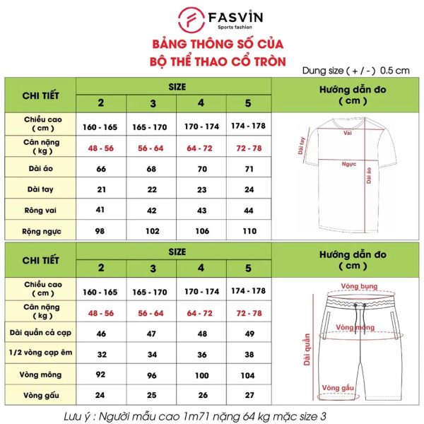 Bộ Quần Áo Thể Thao Nam Fasvin AB23581