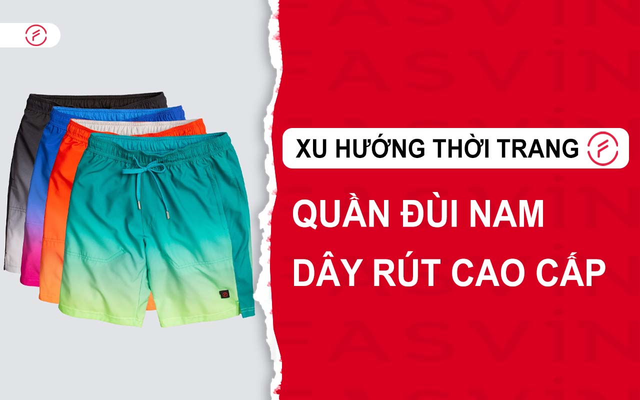 Quần Đùi Nam Cạp Chun Dây Rút