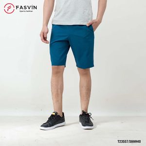 Quần Short Nam FASVIN Dáng Lửng T23557