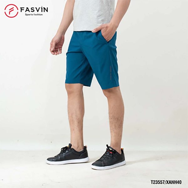 Quần Short Nam FASVIN Dáng Lửng T23557