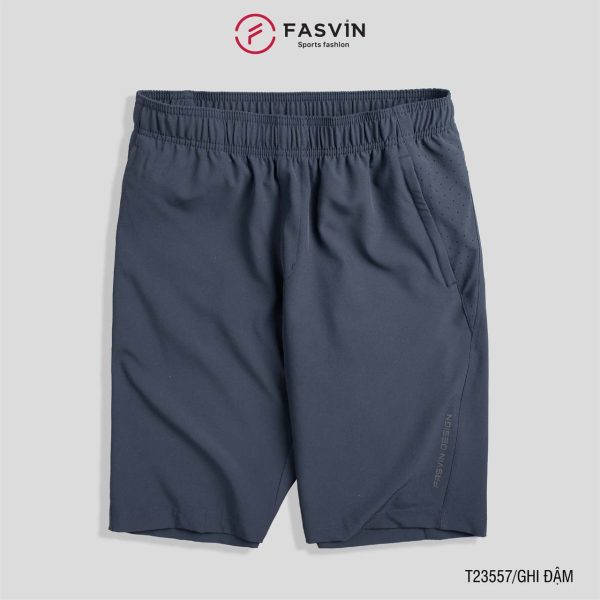 Quần Short Nam FASVIN Dáng Lửng T23557