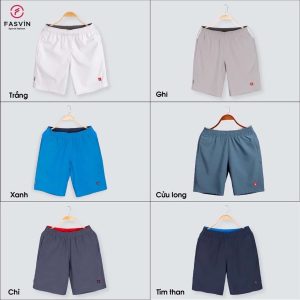 Quần Short Vải Gió Nam Fasvin Q20201