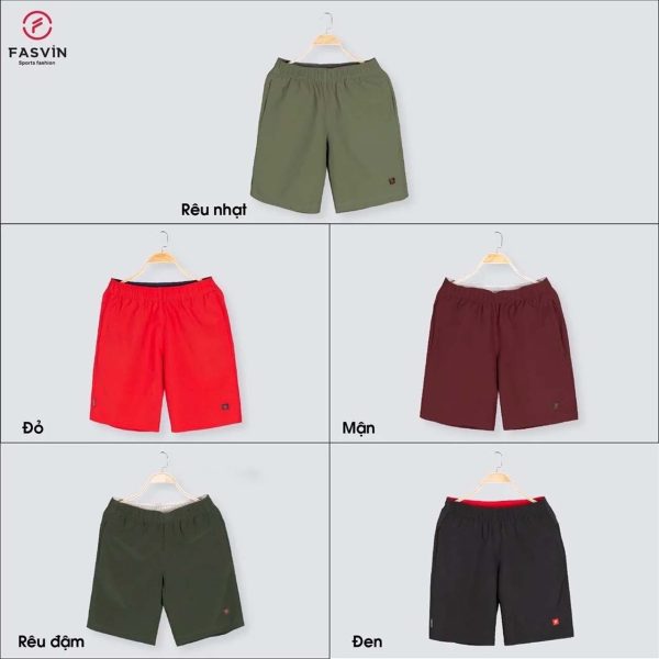 Quần Short Vải Gió Nam Fasvin Q20201